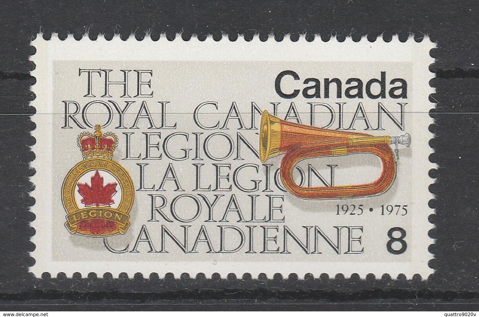1975. 50th Anniversary Of Royal Canadian Legion. MLH (*) - Neufs