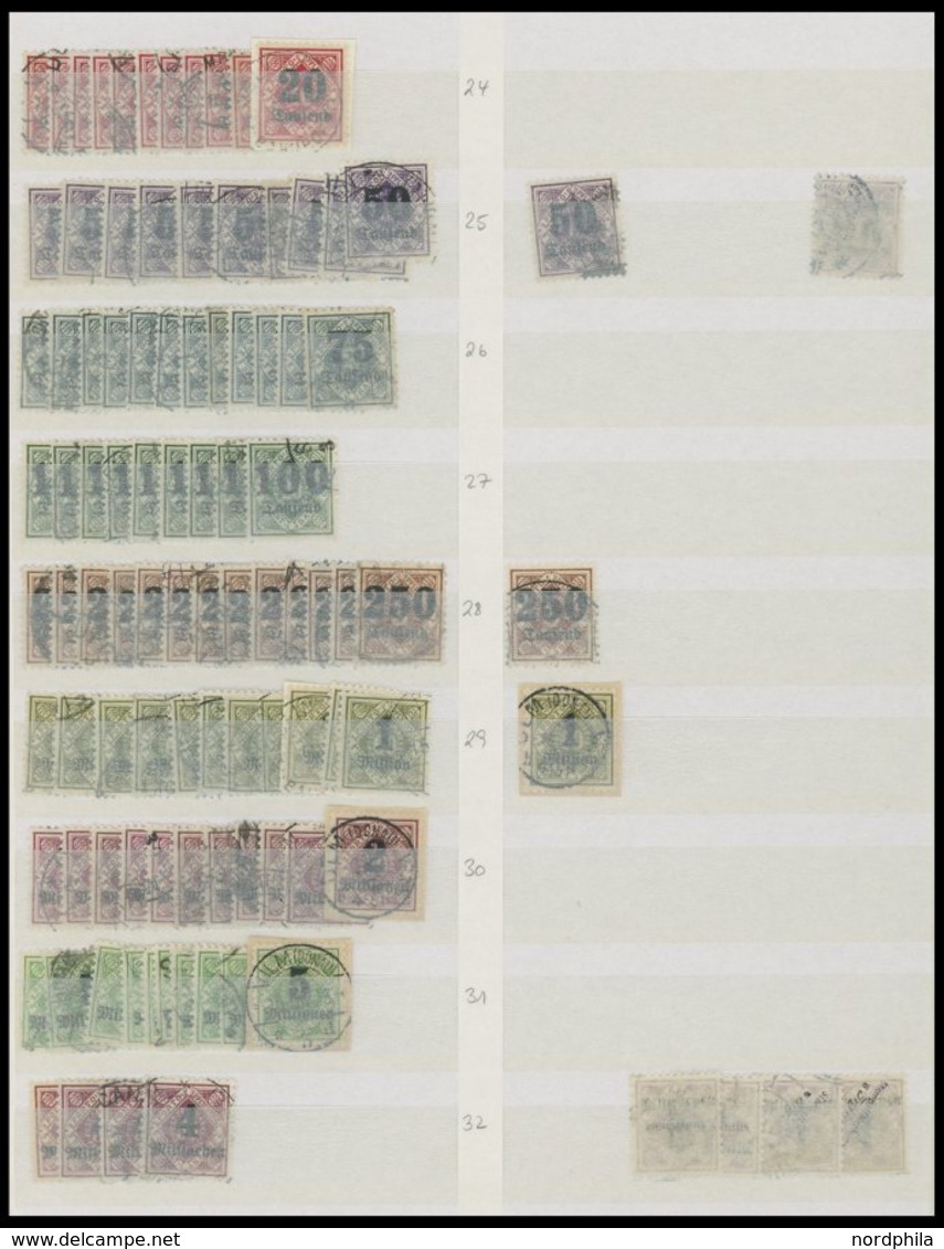 1875-1923, Dienstmarken I, Gut Sortierte Reichhaltige Dublettenpartie Von über 1200 Werten, Fundgrube, Besichtigen! -> A - Sonstige & Ohne Zuordnung