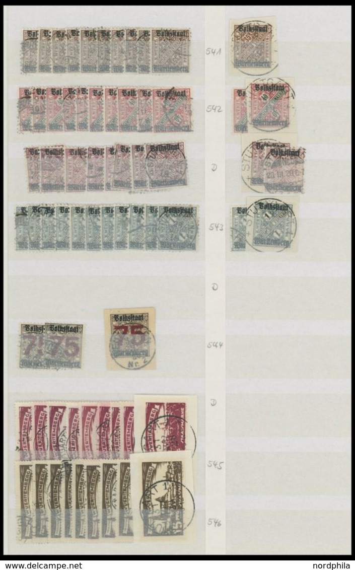 1881-1920, Dienstmarken II, Gut Sortierte Reichhaltige Lagerpartie Von über 1100 Werten!, Fundgrube! -> Automatically Ge - Sonstige & Ohne Zuordnung