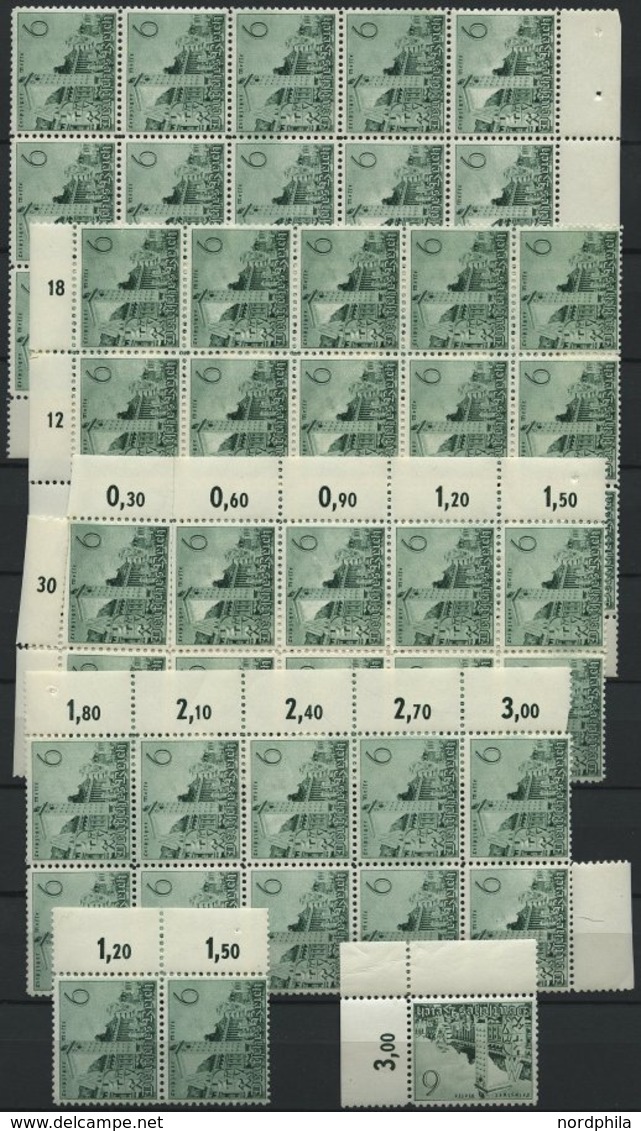 Dt. Reich 739-42 **, 1940, Leipziger Frühjahrsmesse, 50 Sätze, Meist In Bogenteilen, Pracht, Mi. 500.- - Sonstige & Ohne Zuordnung