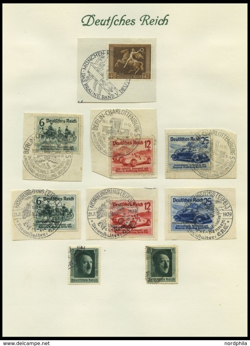 SAMMLUNGEN O,BrfStk,* , 1923-45, Sammlung Dt. Reich Im Alten Borek Album Mit Vielen Guten Mittleren Werten, Sätzen Und B - Gebraucht