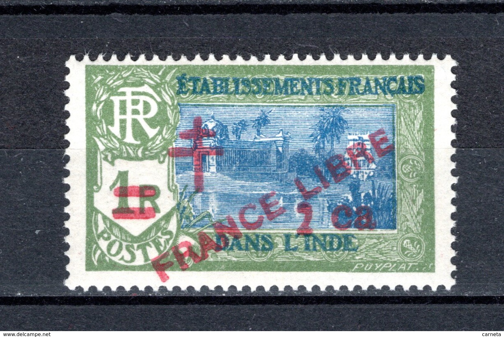 INDE N° 200 NEUF SANS CHARNIERE COTE 1.55€  TEMPLE - Unused Stamps