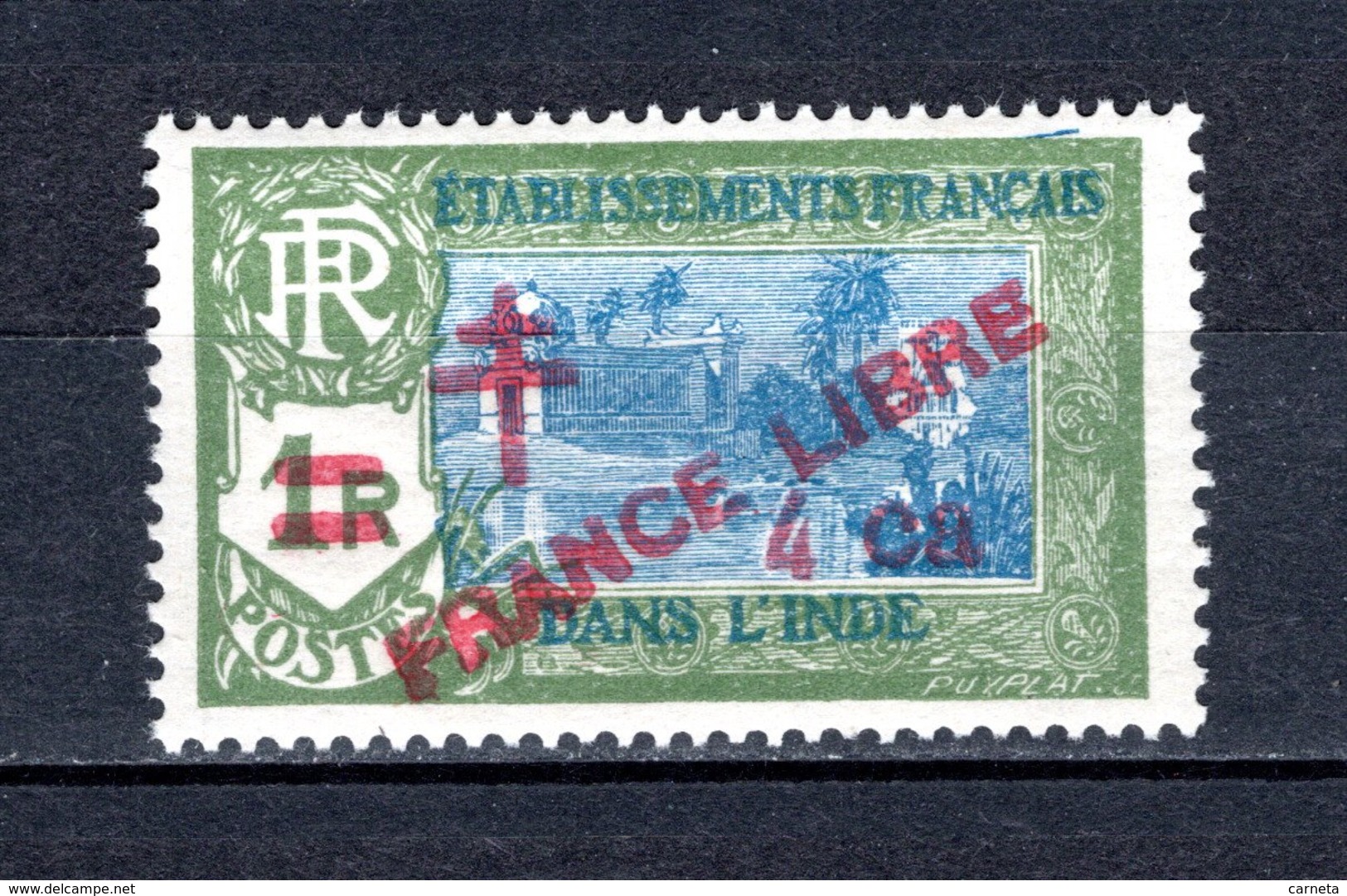 INDE N° 202 NEUF SANS CHARNIERE COTE 1.55€  TEMPLE - Unused Stamps