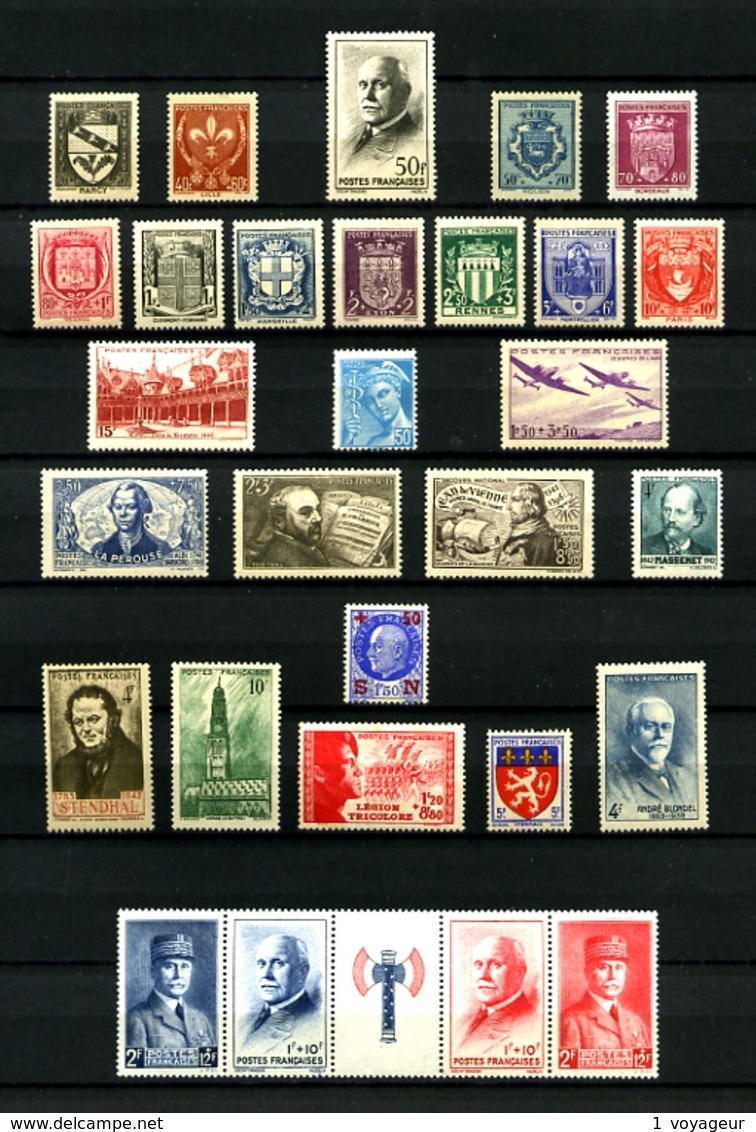 FRANCE - Neufs N** - Collection 1932 / 1959 - Bien Fournie - Très Beaux - Collections