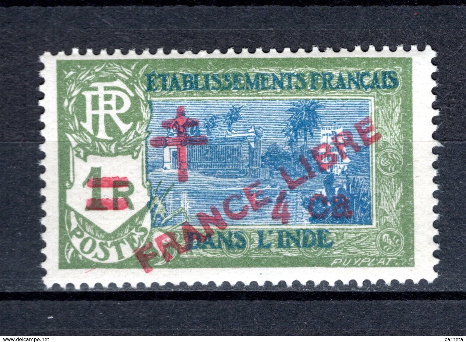 INDE N° 202 NEUF SANS CHARNIERE COTE 1.55€  TEMPLE - Neufs