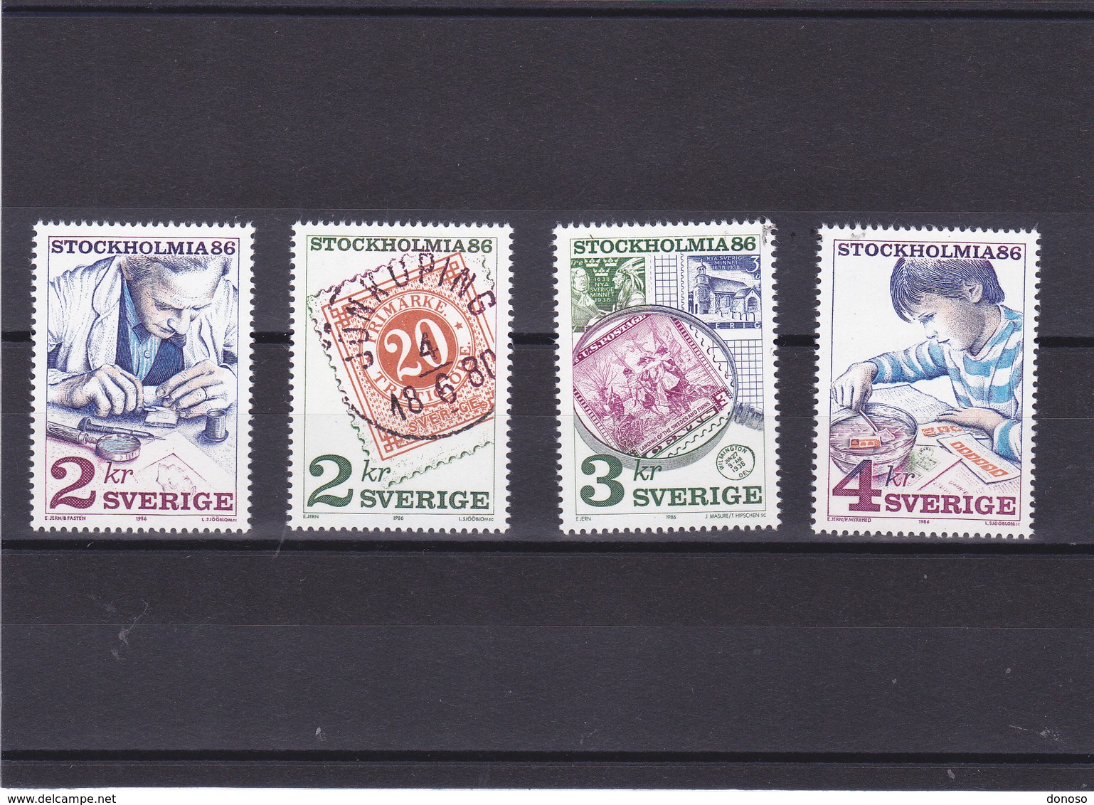 SUEDE 1986 STOCKHOLMIAA 86 Yvert 1357-1360 NEUF** MNH - Neufs