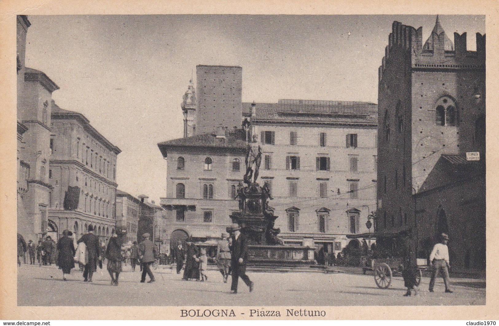 CARTOLINA - POSTCARD - BOLOGNA - PIAZZA NETTUNO - Bologna