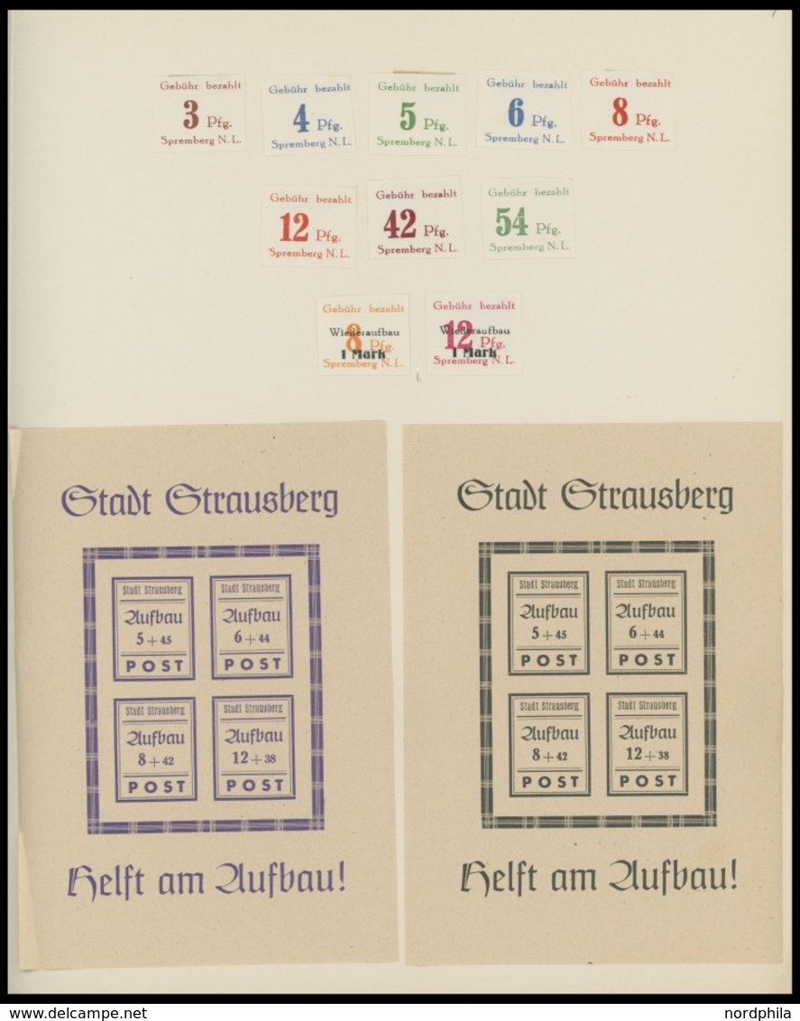 SAMMLUNGEN, LOTS *,o,Brief , Meist Ungebrauchte Sammlung Sowjetische Besatzungszone Von 1945-49 Mit Mittleren Ausgaben,  - Sonstige & Ohne Zuordnung