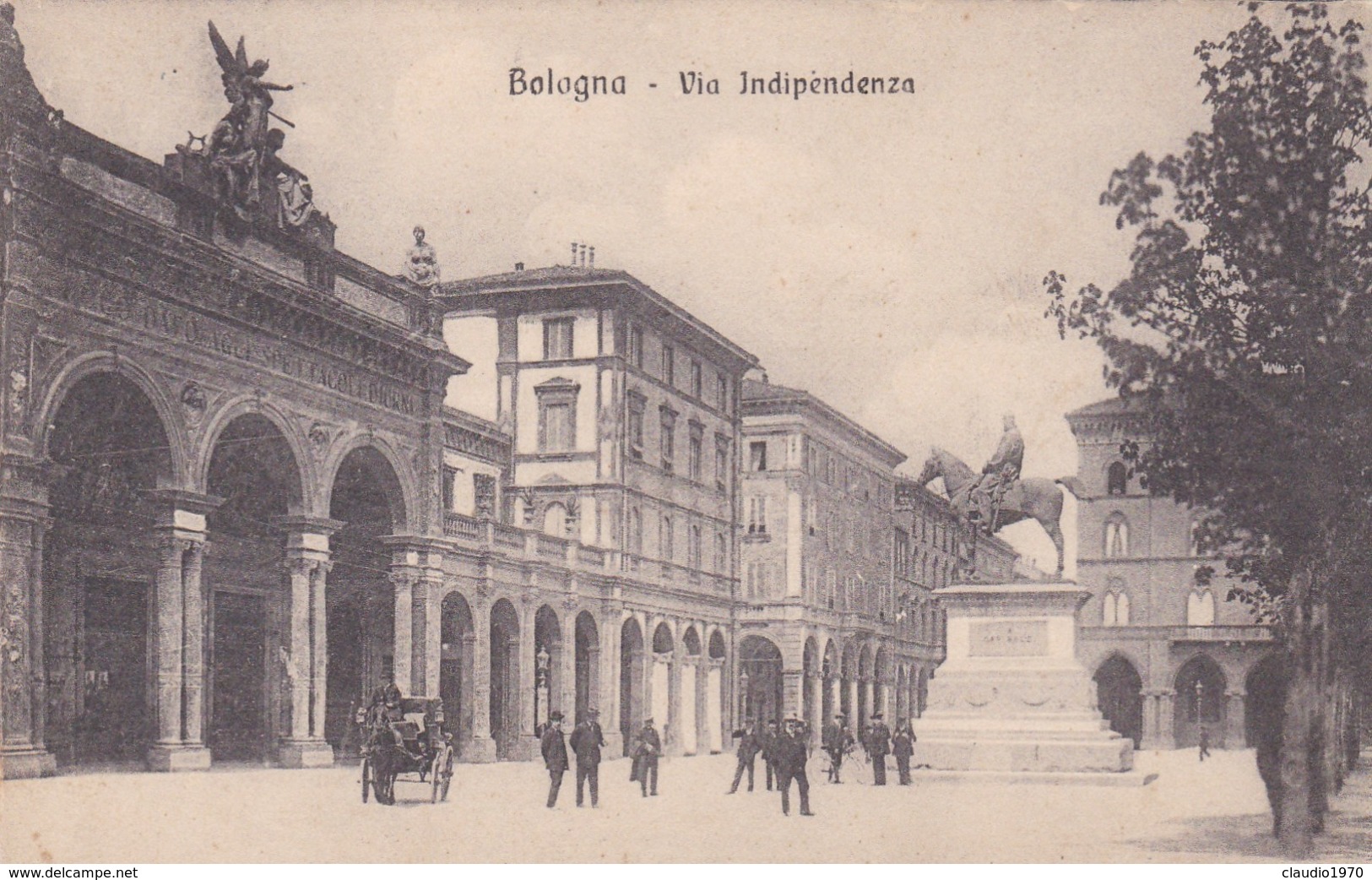 CARTOLINA - POSTCARD - BOLOGNA - VIA INDIPENDENZA - Bologna