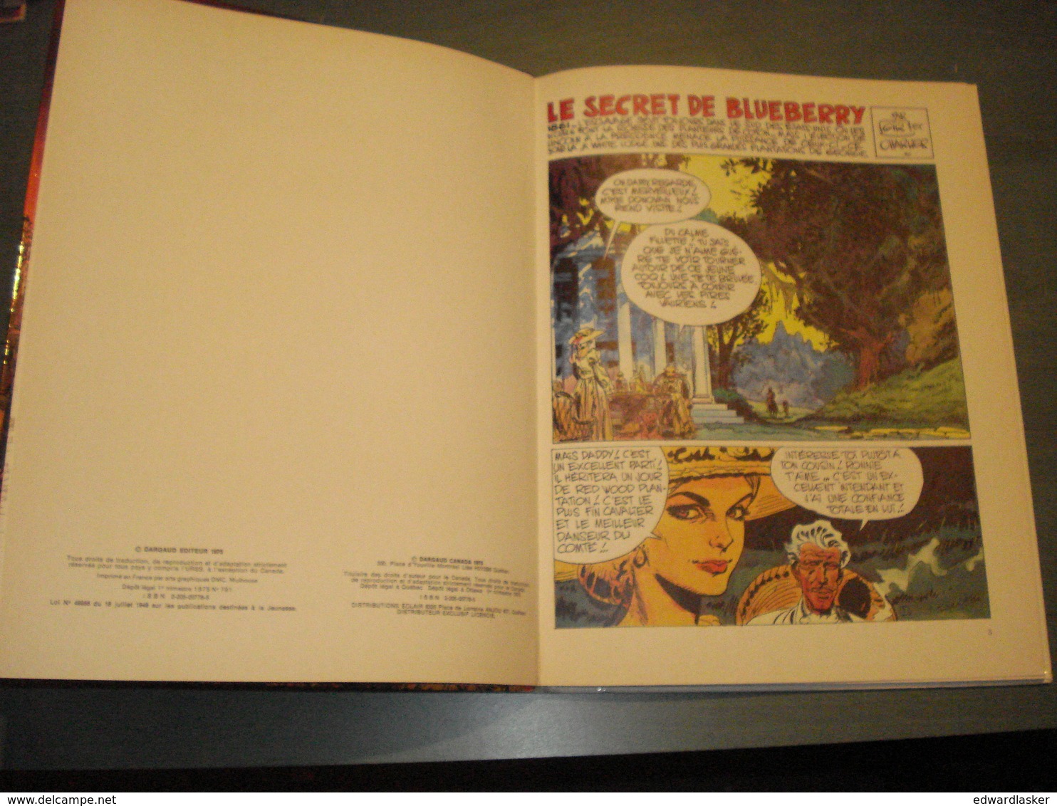 LA JEUNESSE DE BLUEBERRY 1 - Charlier Giraud - EO Dargaud 1975 - Très Bon état - Blueberry