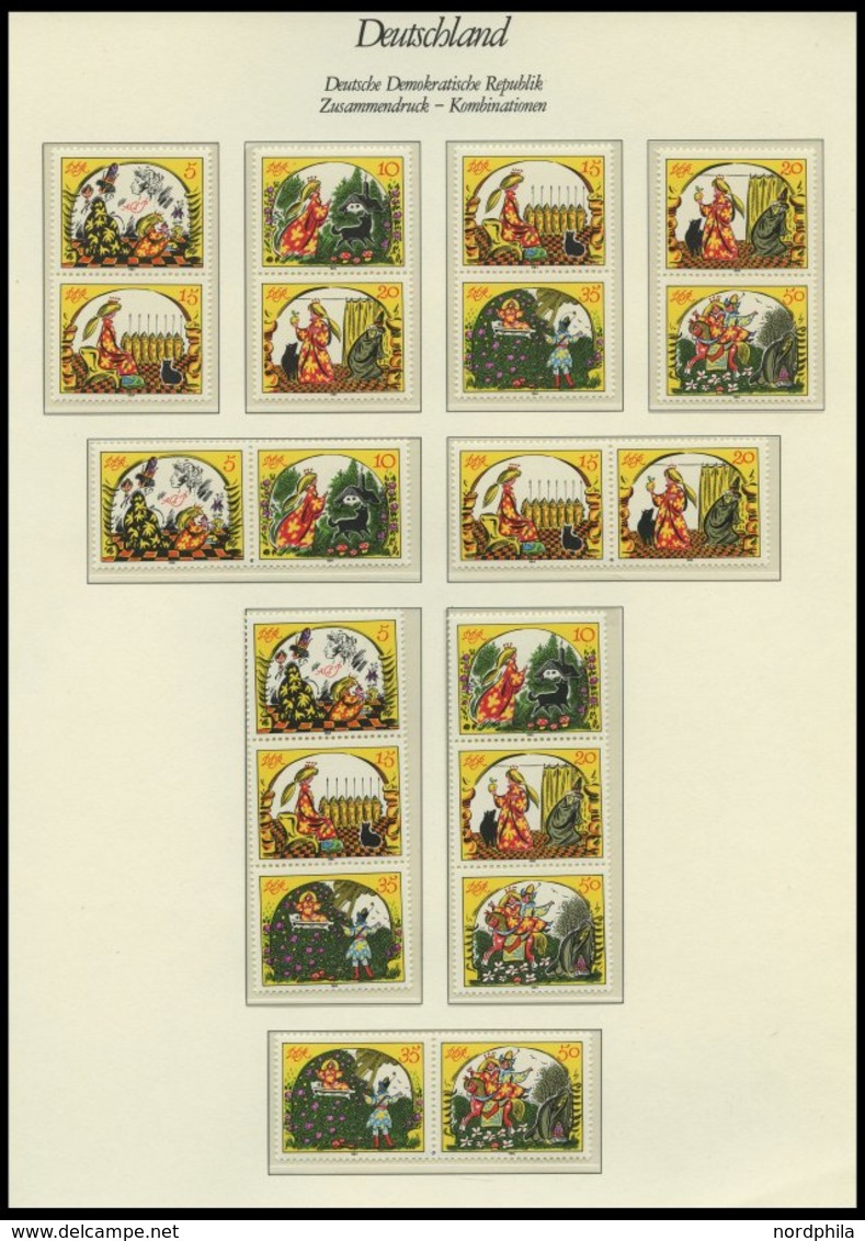 SAMMLUNGEN Aus 2864-3346 **, Fast Komplette Sammlung Zusammendrucke Von 1984-90 Mit Guten Mittleren Ausgaben Im Borek Sp - Collections