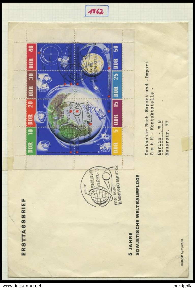 SAMMLUNGEN 1949-1990, reichhaltige Briefsammlung in 11 dicken Bänden, meist FDC und portogerechte Einschreibbriefe, auch