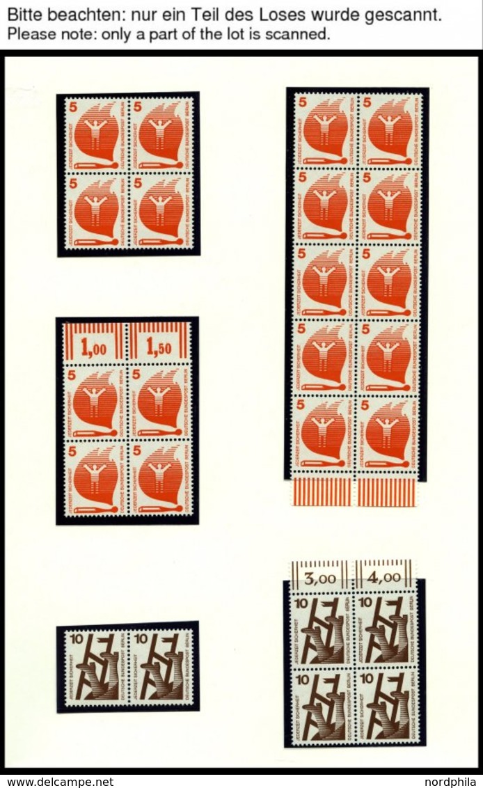 ENGROS 402-11 Paar **, 1971, Unfallverhütung, 9x In Waagerechten Paaren (in Einheiten), Pracht, Mi. 360.- - Collezioni