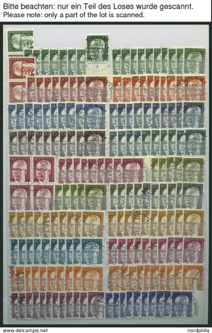 LOTS O, 1966-73, Saubere Dublettenpartie, Komplett, Meist 8-10x, Feinst/Pracht, Mi. Ca. 1700.- - Gebraucht