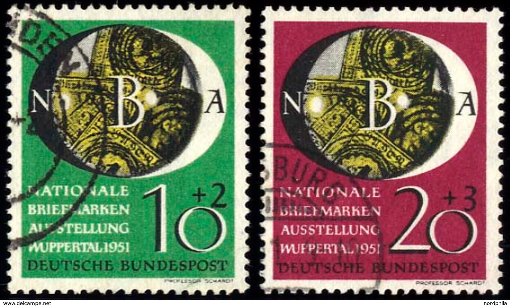 BUNDESREPUBLIK 141/2 O, 1951, NBA, Pracht, Mi. 100.- - Sonstige & Ohne Zuordnung