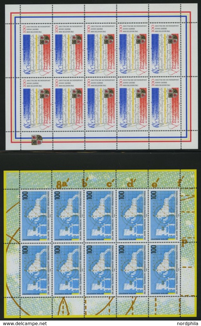 BUNDESREPUBLIK 1772-1833KB **, 1995, 55 Zehnerbogen Komplett, Pracht, Mi. 900.- - Sonstige & Ohne Zuordnung