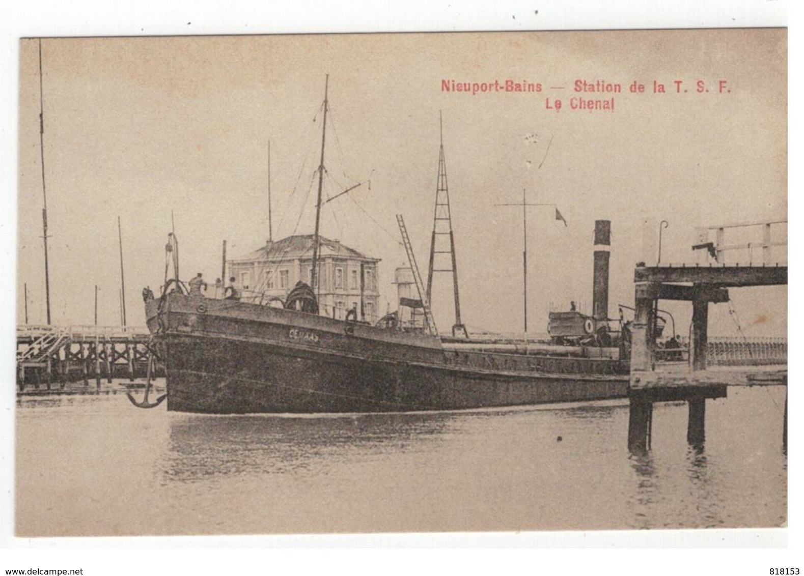 Nieuport-Bains  -  Station De La T.S.F. Le Chenal - Nieuwpoort