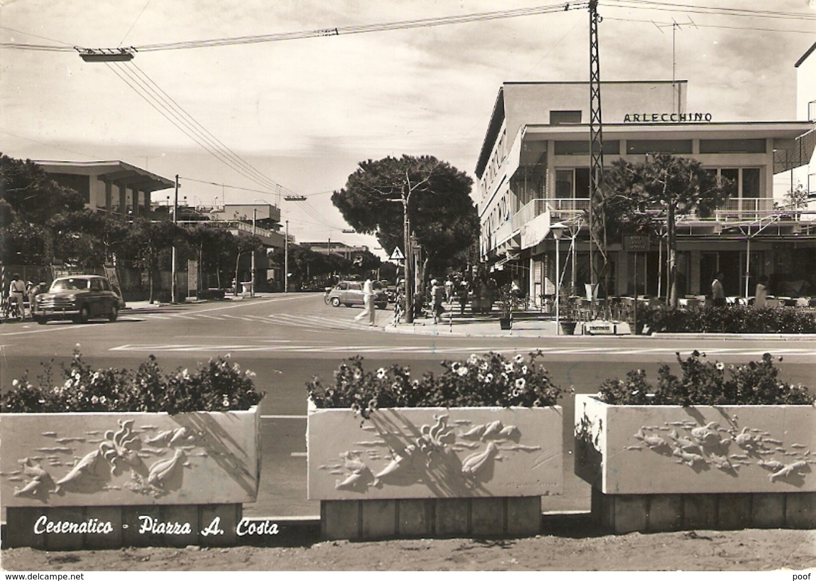 Cesenatico : Piazza A. Costa 1961 - Autres & Non Classés