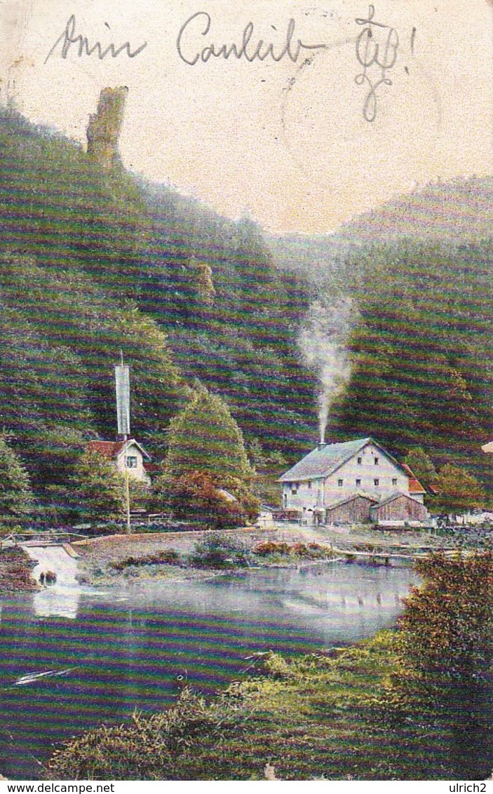 AK Stempfermühle - Fränkische Schweiz - Stempel Ebermannstadt 1907 (39561) - Forchheim