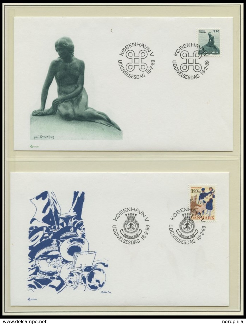 SAMMLUNGEN, LOTS 1984-91, Bis Auf Wenige Werte Komplette Sammlung Von Ca. 140 FDC`s In 3 Neuwertigen Lindner-Spezialalbe - Altri & Non Classificati