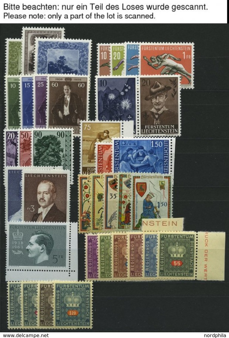 SAMMLUNGEN, LOTS **, 1954-99, Postfrische Partie Verschiedener Kompletter Ausgaben, Pracht, Mi. Ca. 450.- - Sammlungen