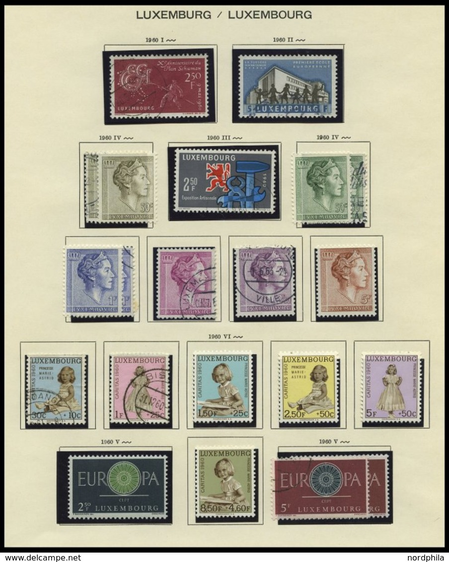 SAMMLUNGEN, LOTS **,o, *, 1945-60, Kleiner Sammlungsteil Mit Einigen Mittleren Ausgaben, Meist Pracht, Mi. Ca. 800.- - Sammlungen