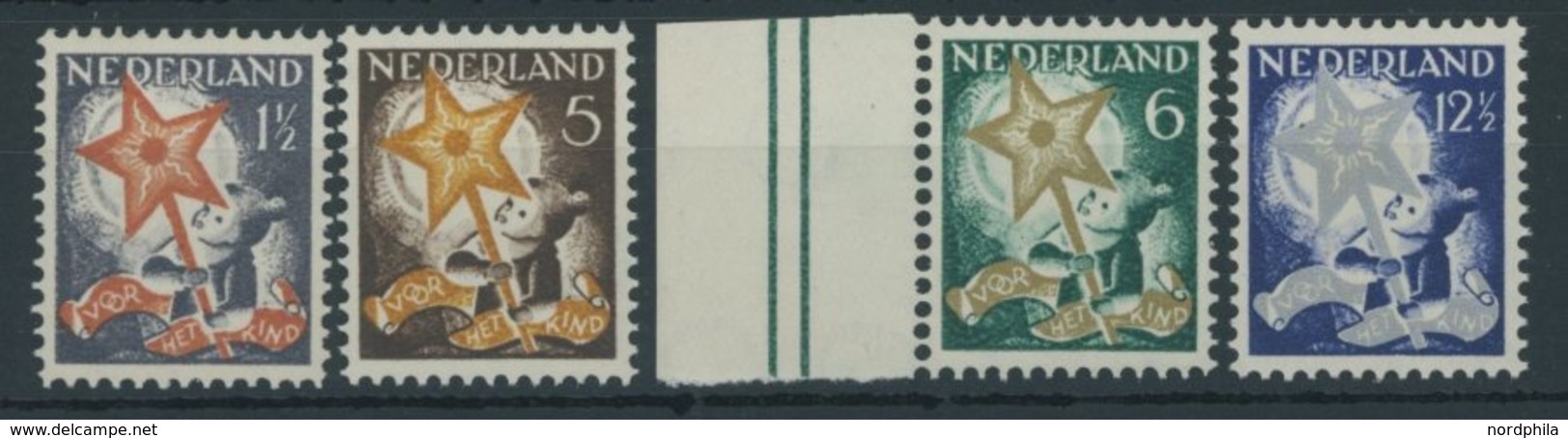 NIEDERLANDE 268-71A **, 1933, Voor Het Kind, Postfrischer Prachtsatz, Mi. 100.- - Niederlande