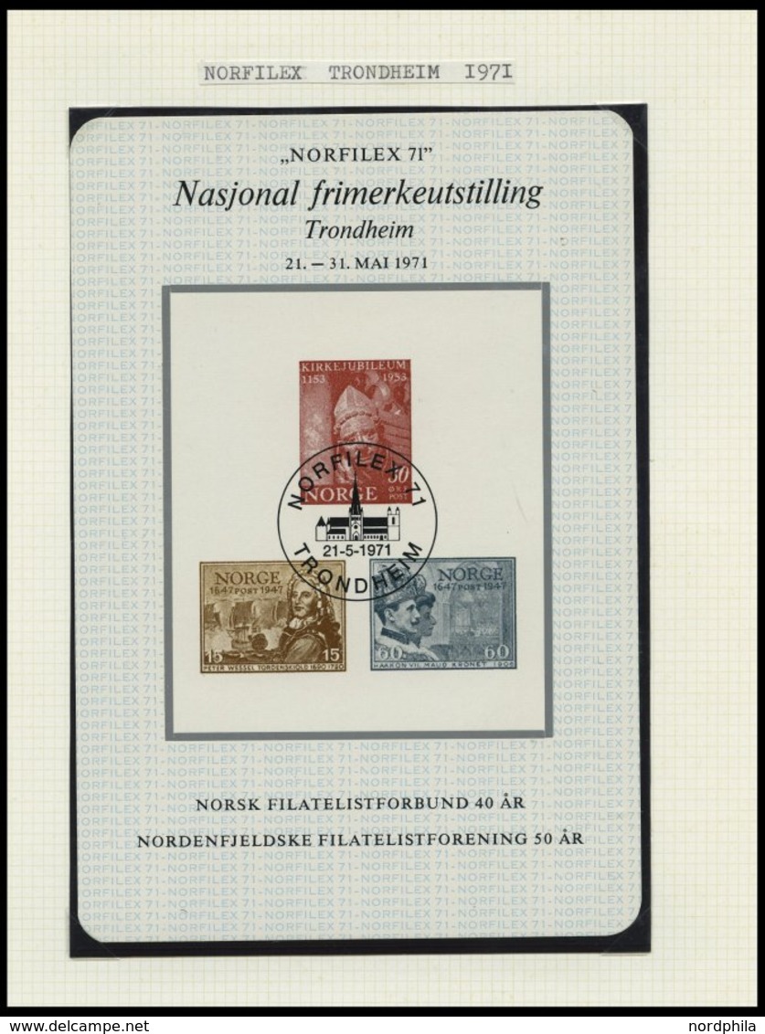 SAMMLUNGEN, LOTS *, 1951-91, 16 Verschiedene Minneblokker Mit Sonderstempel, Pracht - Sammlungen