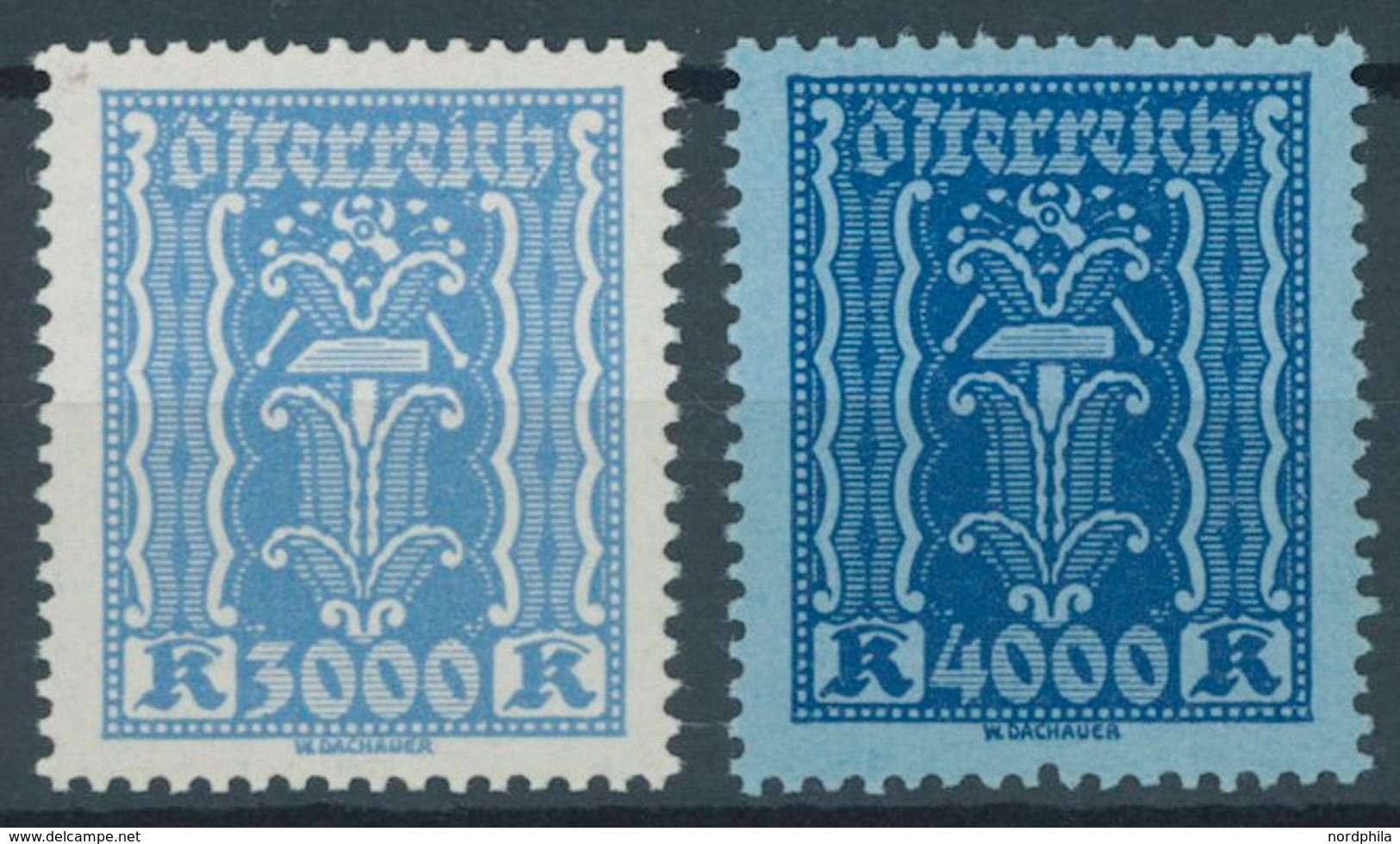 ÖSTERREICH 1918-1938 360-97 **, 1922, Freimarken, Postfrischer Prachtsatz, Mi. 270.- - Sonstige & Ohne Zuordnung