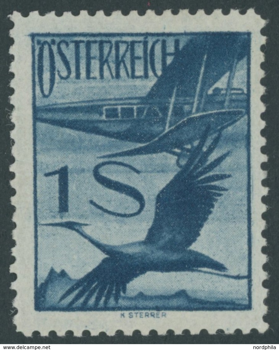 ÖSTERREICH 1918-1938 483 **, 1925, 1 S. Dunkelviolettultramarin, Postfrisch Pracht, Mi. 80.- - Autres & Non Classés