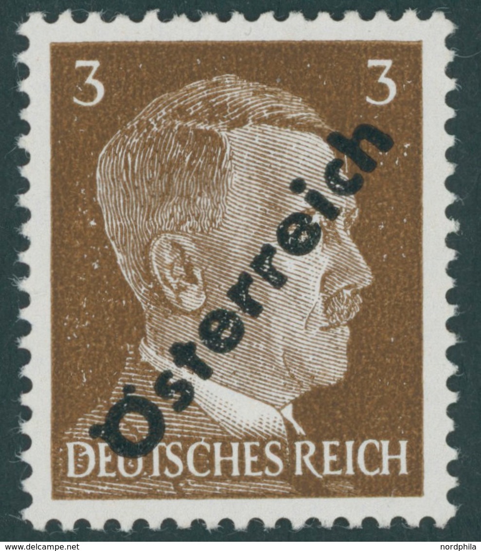 ÖSTERREICH 1945-1949 IVb **, 1945, Nicht Ausgegeben: 3 Pf. Orangebraun, Postfrisch, Pracht, Mi. 75.- - Sonstige & Ohne Zuordnung