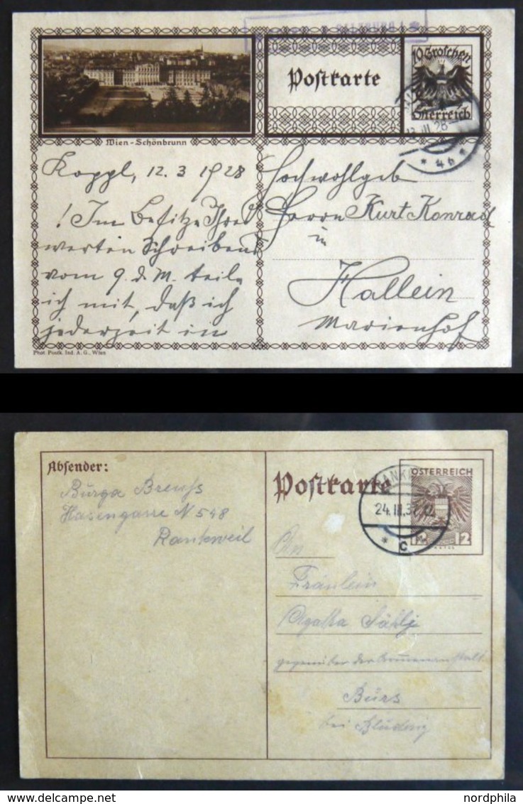 GANZSACHEN 1869-ca. 1920, Sammlung Von 62 Gebrauchten Ganzsachen (fast Nur Postkarten), Dabei Einige Bessere Abstempelun - Sonstige & Ohne Zuordnung