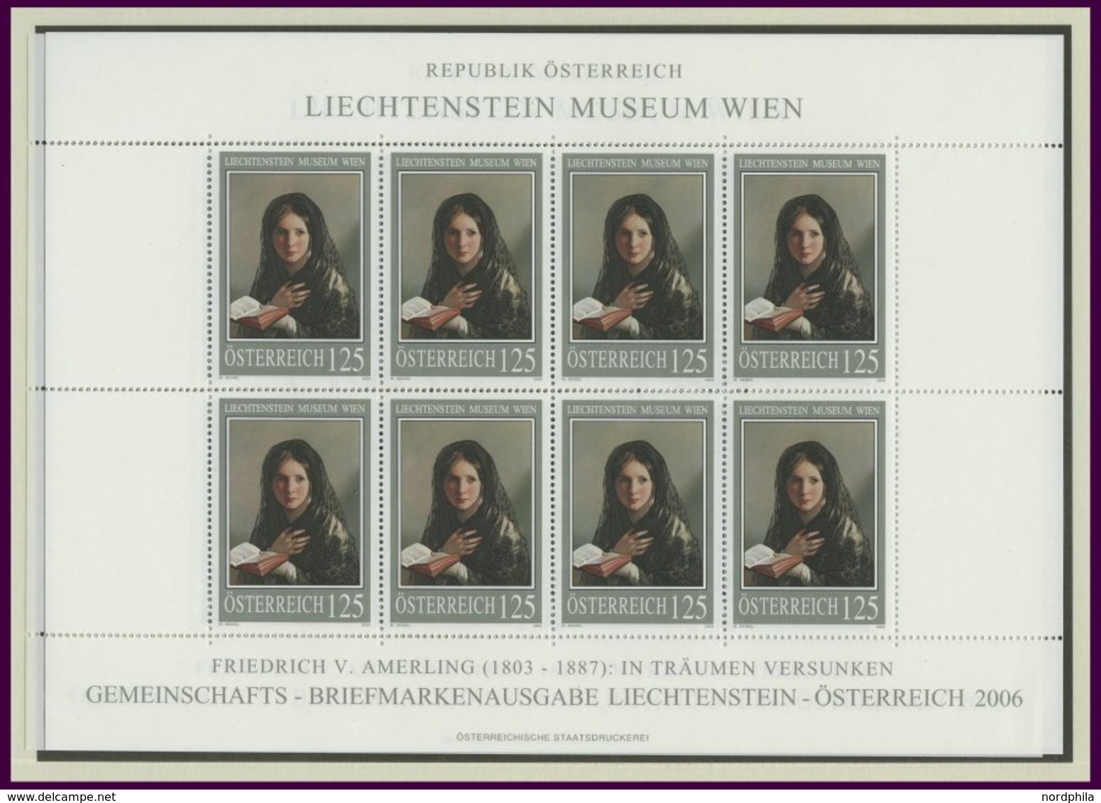 SAMMLUNGEN **,o , Sammlung Österreich Von 2002-06 Im Lindner Falzlosalbum, Postfrisch überkomplett Mit Vielen Kleinbogen - Sammlungen