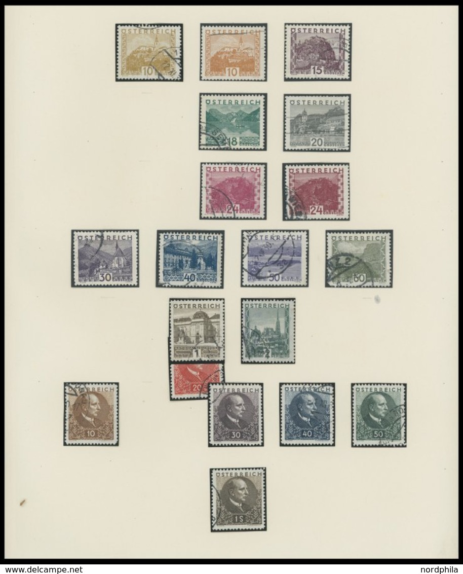 SAMMLUNGEN O,* , 1918-37, Sammlung Österreich Mit Vielen Mittleren Werten Und Sätzen, Meist Prachterhaltung - Collezioni