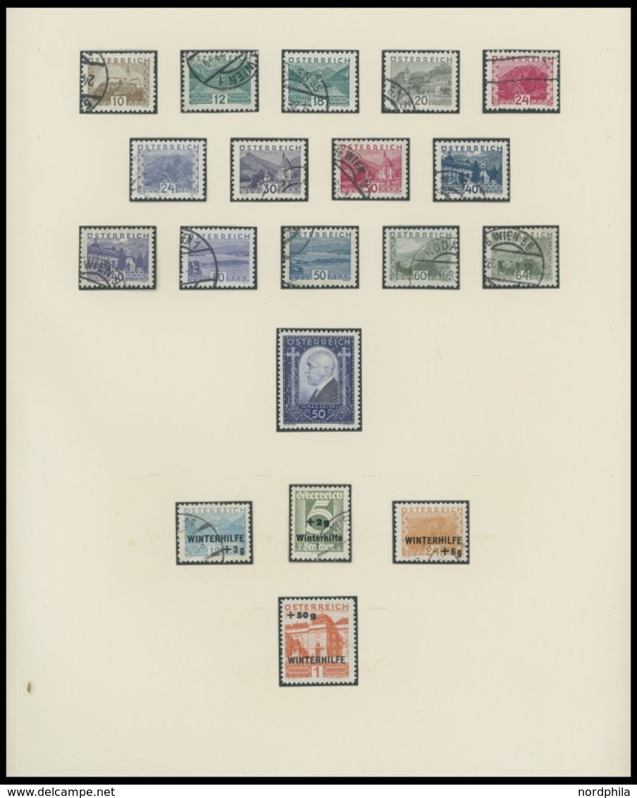 SAMMLUNGEN O,* , 1918-37, Sammlung Österreich Mit Vielen Mittleren Werten Und Sätzen, Meist Prachterhaltung - Collections