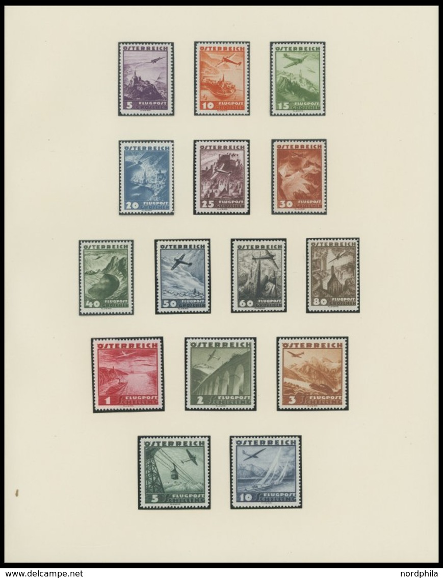 SAMMLUNGEN O,* , 1918-37, Sammlung Österreich Mit Vielen Mittleren Werten Und Sätzen, Meist Prachterhaltung - Collezioni