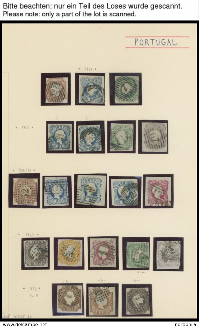 Meist Gestempelte Sammlung Portugal Bis Ca. 1955 Mit Vielen Guten Werten In Stark Unterschiedlicher Erhaltung, Besichtig - Collections