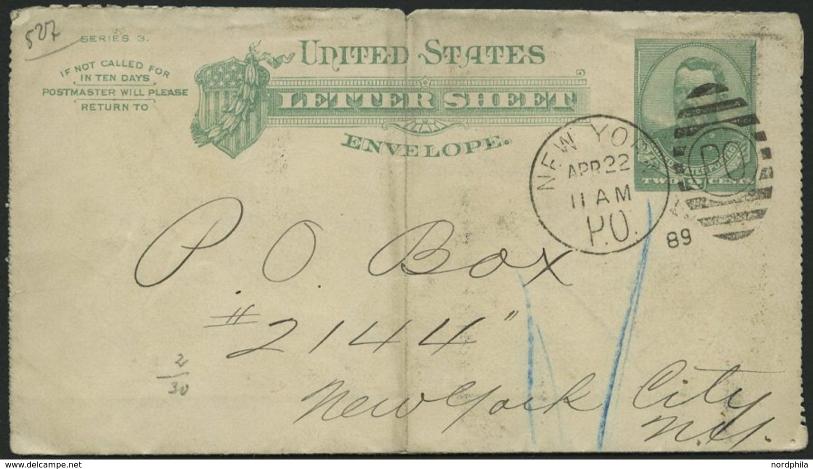 GANZSACHEN 1898-1901, 2 C. Grant, 4 Kartenbriefe (Letter SHEET), Davon 3 Gebraucht, Feinst/Pracht - Altri & Non Classificati