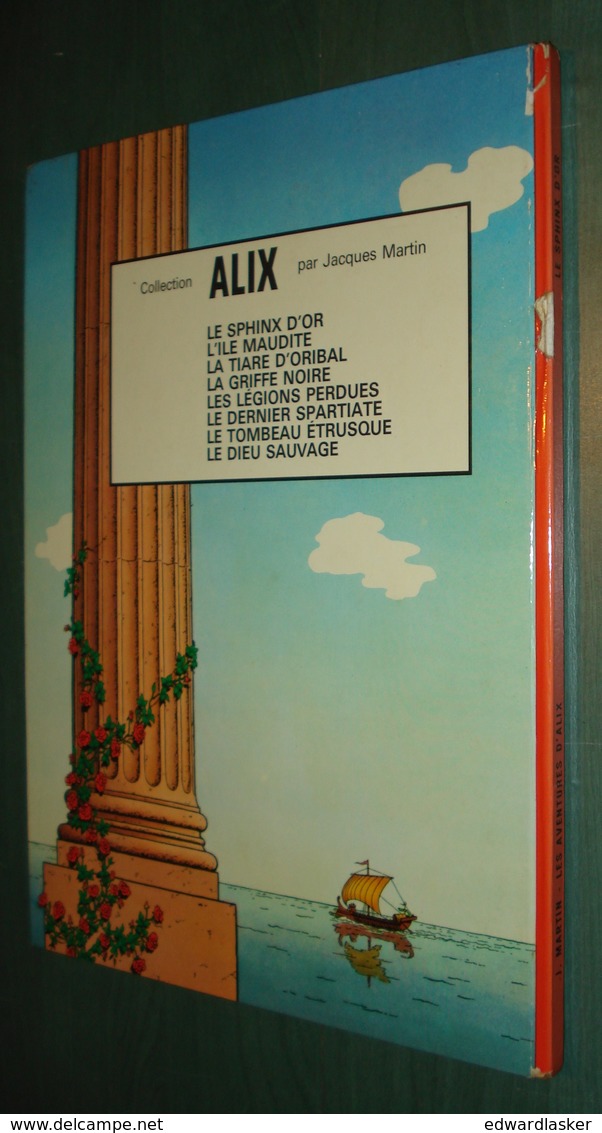 ALIX : Le SPHINX D'OR - Nouvelle édition Casterman 1971 - Alix