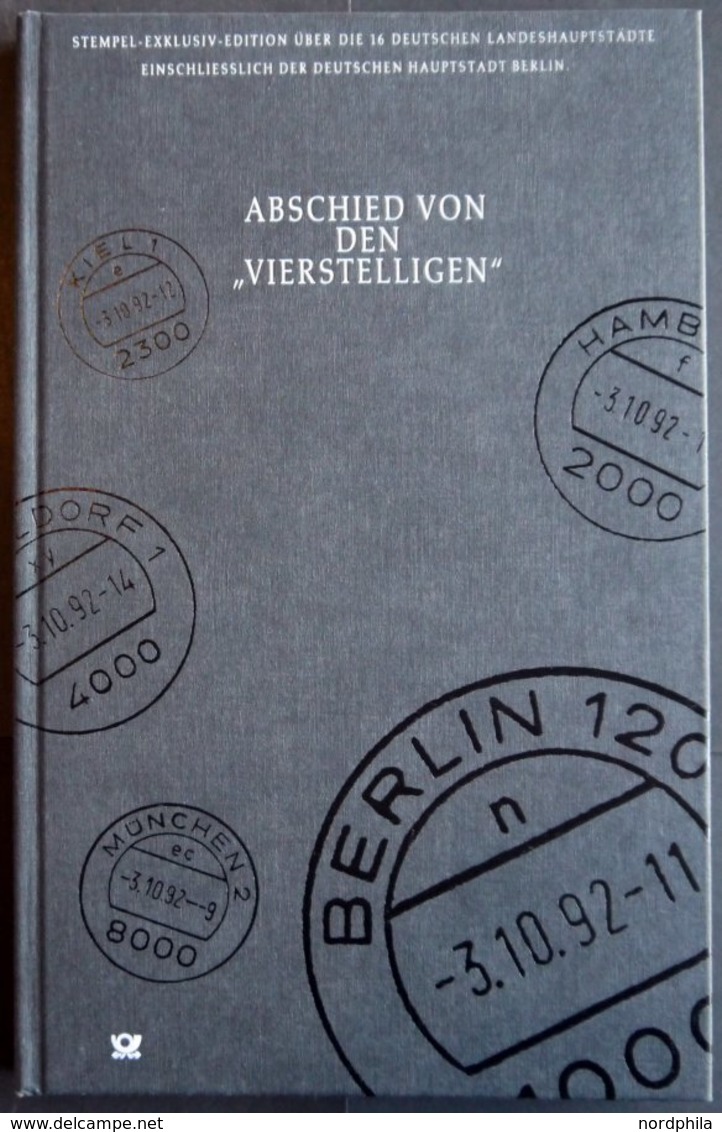SONSTIGE MOTIVE Abschied Von Den Vierstelligen, Stempel-Exklusiv-Edition über 16 Deutsche Landeshauptstädte, Einschließl - Ohne Zuordnung