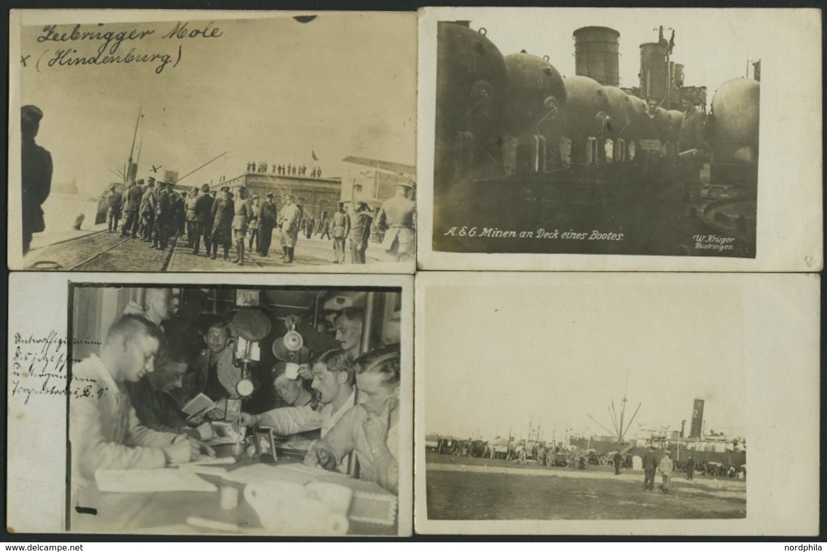ALTE POSTKARTEN - SCHIFFE KAISERL. MARINE BIS 1918 Kriegsschiffe: Sammlung Von 145 Meist Privaten Ungebrauchten Fotokart - Krieg