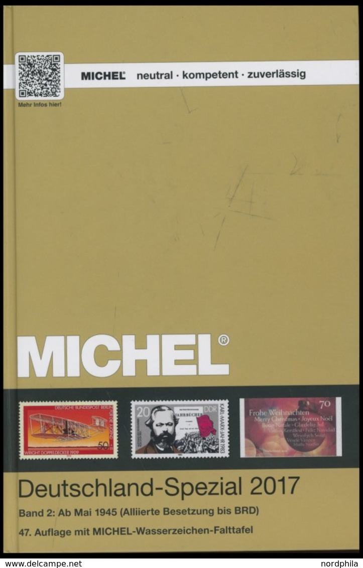 PHIL. KATALOGE Michel: Deutschland-Spezial Katalog 2017, Band 2, Ab Mai 1945 (Alliierte Besetzung Bis BRD), Alter Verkau - Philatelie