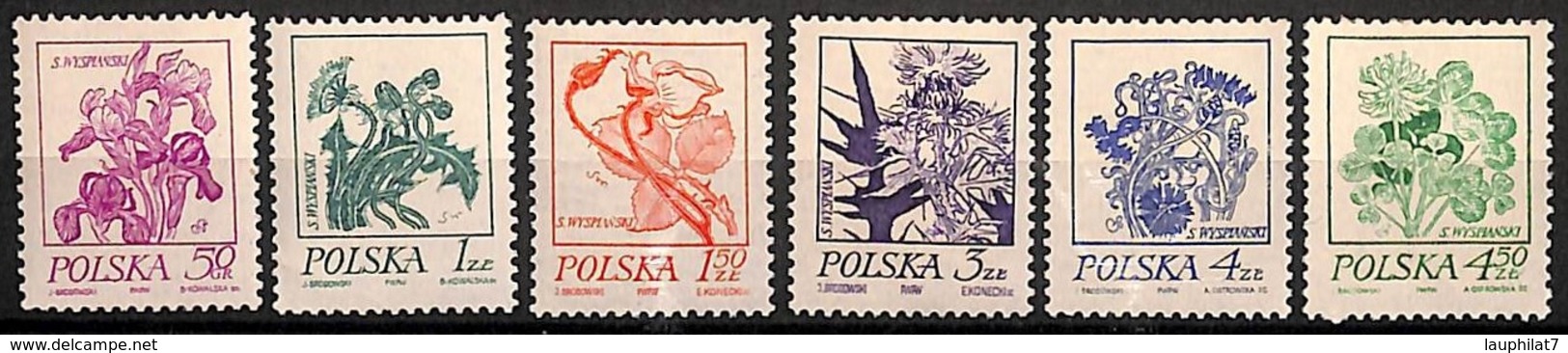 [813074]Pologne 1973 - N° 2136/41, Série Courante, Fleurs Diverses - Neufs