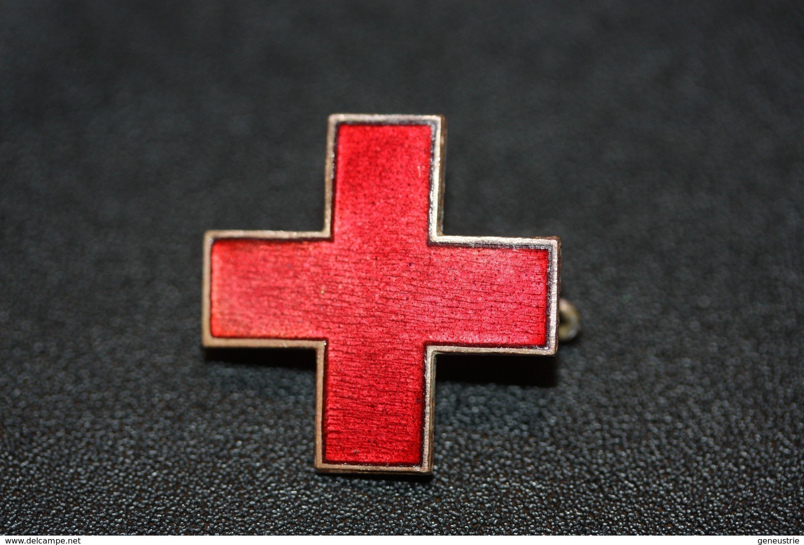 WWI Broche Insigne D'infirmier 14/18 "Croix Rouge - Red Cross" Poilu - Tranchées WW1 - 1914-18