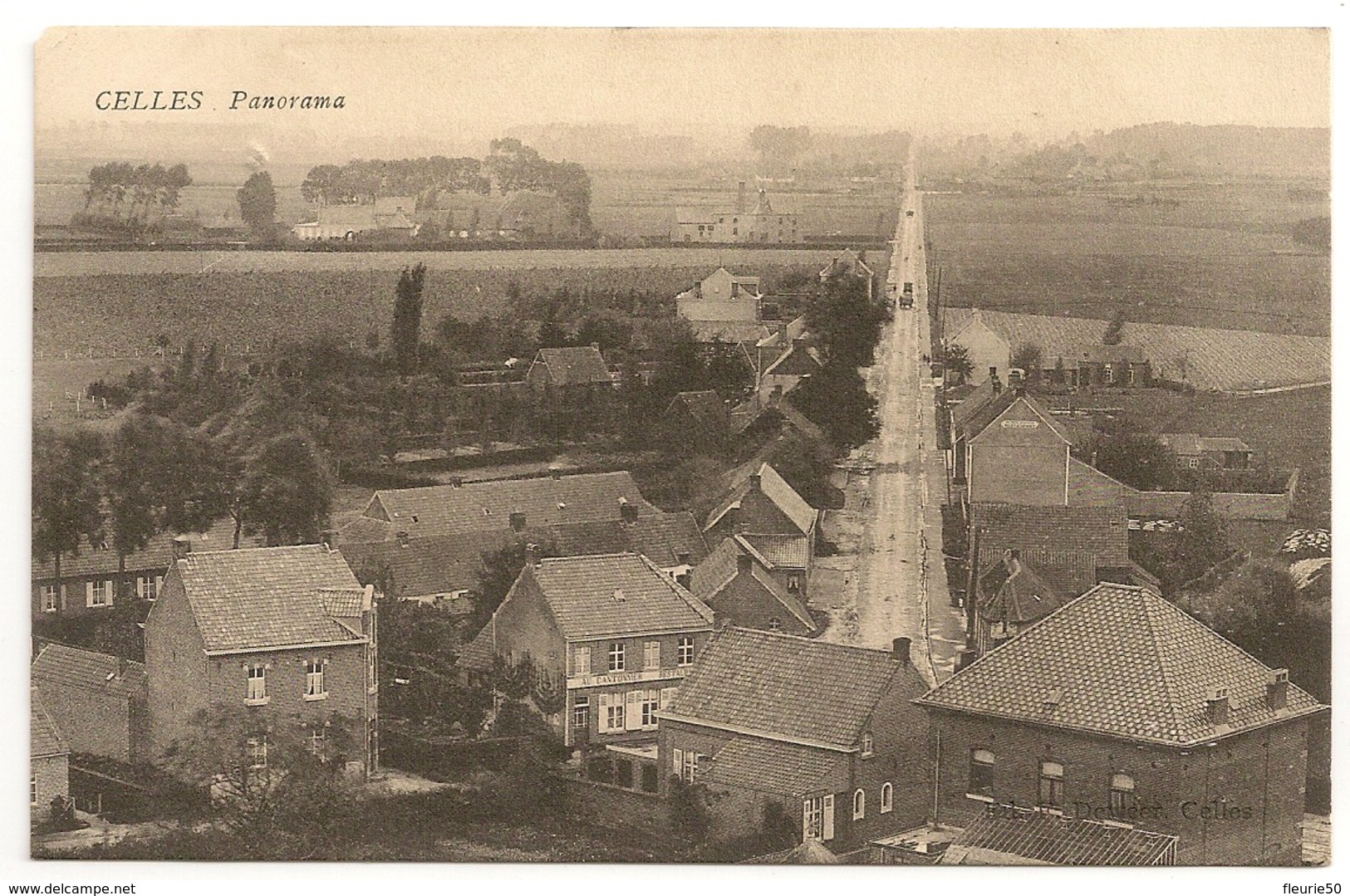 CELLES - Panorama. Oblitération Celles (Hainaut) 1912. - Celles