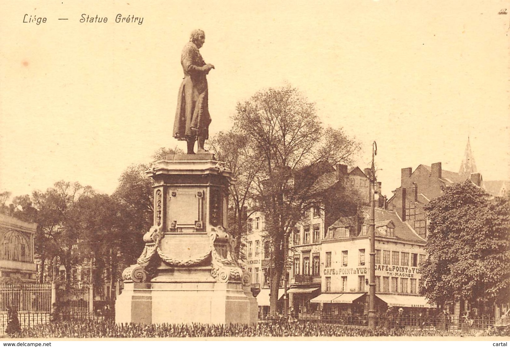 LIEGE - Statue Grétry - Luik