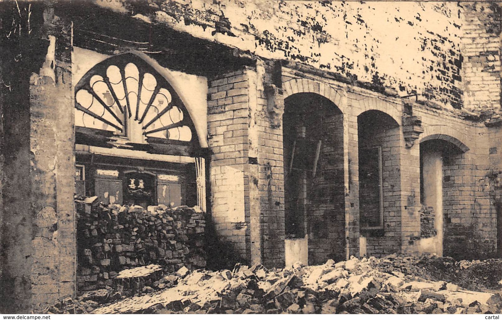 Ruines De LOUVAIN - Université.  Intérieur. - Leuven