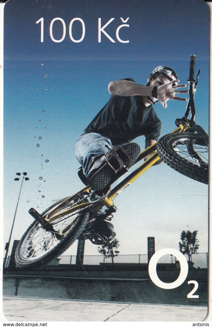 CZECH REPUBLIC - BMX, O2 Prepaid Card 100 Kc, Exp.date 31/12/11, Used - Tchéquie