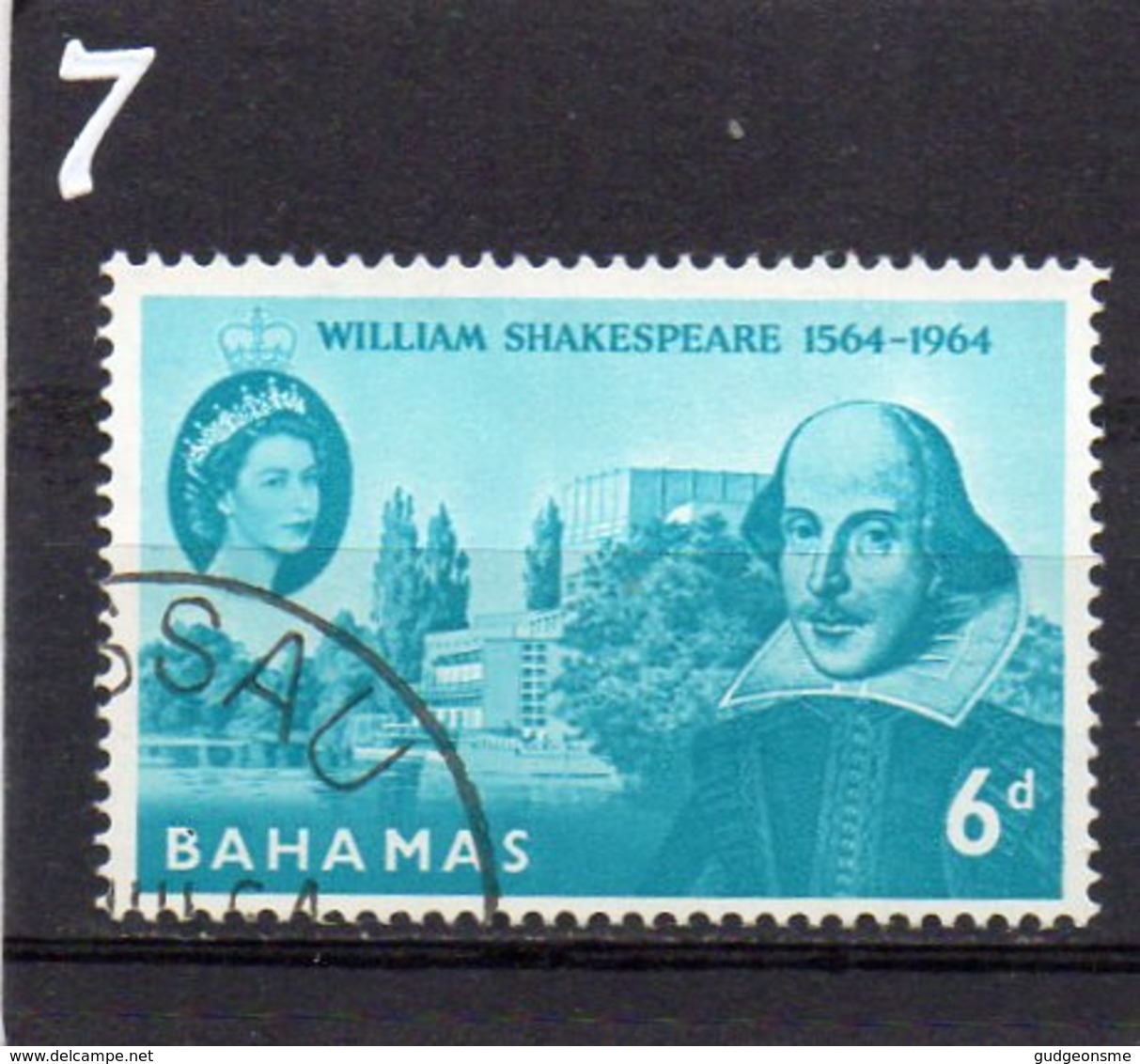 1964 Shakespeare 6d Used - 1963-1973 Autonomie Interne