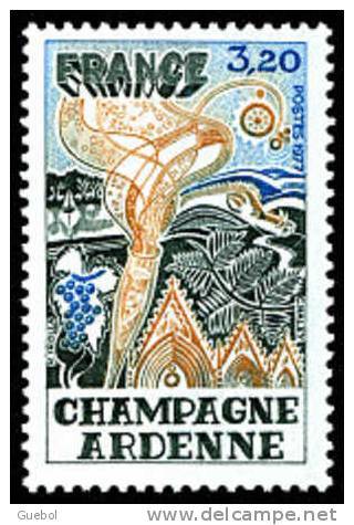 France N° 1920 ** Régions Administratives - La Champagne-Ardenne - Neufs